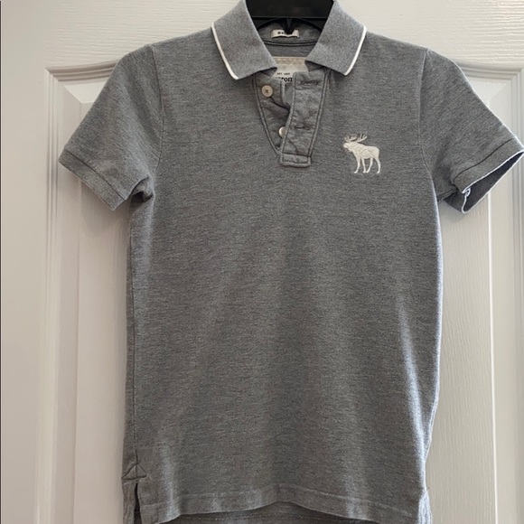 Abercrombie Kids Gray Polo - Picture 1 of 3